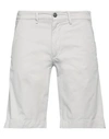 40weft Man Shorts & Bermuda Shorts Light Grey Size 28 Cotton