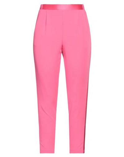 Imperial Woman Pants Magenta Size Xl Polyester, Viscose, Elastane