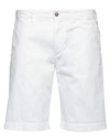 40weft Man Shorts & Bermuda Shorts White Size 34 Cotton
