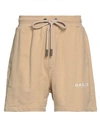 Gaelle Paris Gaëlle Paris Man Shorts & Bermuda Shorts Sand Size M Cotton, Elastane In Beige