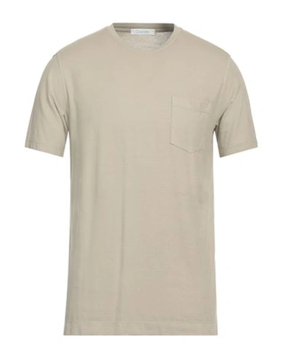 Cruciani Man T-shirt Beige Size 42 Cotton