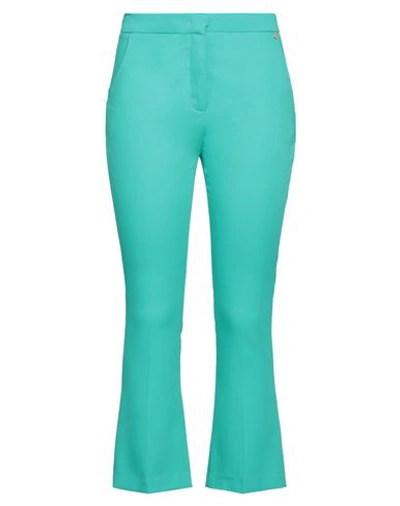 Liu •jo Woman Pants Emerald Green Size 10 Viscose, Polyester, Elastane