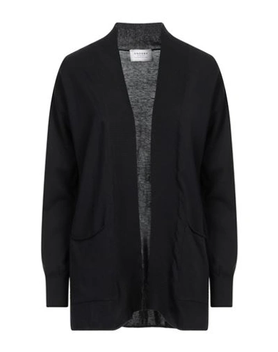 Snobby Sheep Woman Cardigan Black Size 10 Cotton, Silk In Black