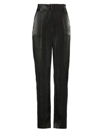 Momoní Woman Pants Black Size 12 Viscose, Polyester