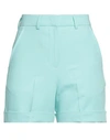 Jjxx By Jack & Jones Woman Shorts & Bermuda Shorts Turquoise Size M Recycled Polyester, Viscose, Ela In Blue