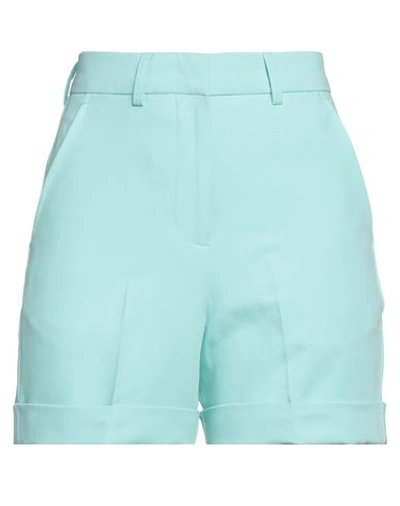 Jjxx By Jack & Jones Woman Shorts & Bermuda Shorts Turquoise Size L Recycled Polyester, Viscose, Ela In Blue