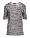 Missoni Wool-blend Polo Sweater In Black