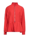 Rose A Pois Rosé A Pois Woman Jacket Red Size 4 Polyester, Cotton In Red
