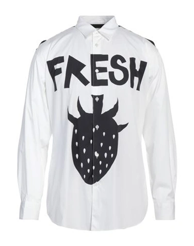 Comme Des Garçons Shirt Man Shirt White Size M Cotton