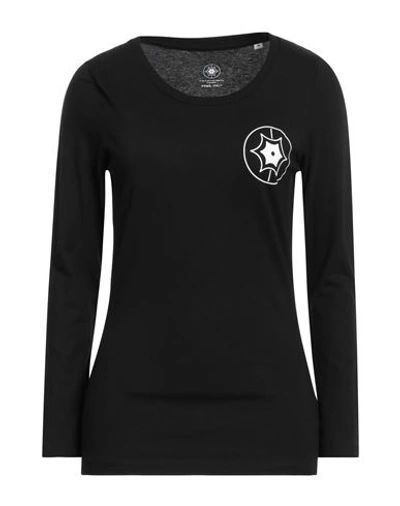 Groove Temple Woman T-shirt Black Size L Organic Cotton