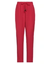 Angela Mele Milano Woman Pants Red Size Xl Viscose, Polyester