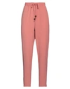 Angela Mele Milano Woman Pants Antique Rose Size L Viscose, Polyester In Pink