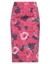 Pinko Woman Midi Skirt Magenta Size S Polyamide, Elastane In Magenta
