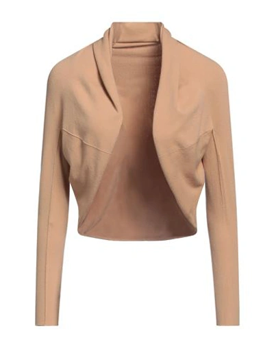 Vicolo Woman Shrug Beige Size Onesize Viscose, Polyester In Beige