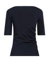 Snobby Sheep Woman T-shirt Navy Blue Size 6 Cotton, Elastane