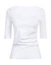 Snobby Sheep Woman T-shirt White Size 10 Cotton, Elastane