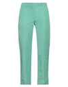 Malloni Woman Pants Light Green Size 4 Linen, Polyamide, Cotton