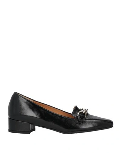 Moda Di Fausto Woman Loafers Black Size 10.5 Leather