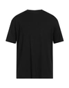 Cruciani Man T-shirt Black Size 40 Cotton, Elastane