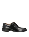 Rogal's Man Lace-up Shoes Black Size 6 Calfskin
