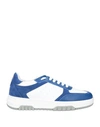 Pollini Man Sneakers Blue Size 12 Leather