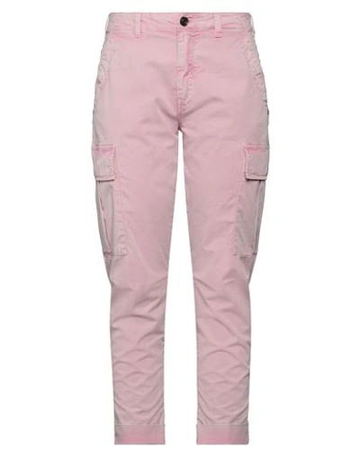 Mason's Woman Pants Pink Size 4 Cotton, Elastane