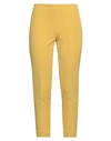 CECILIA HANSEL CECILIA HANSEL WOMAN PANTS YELLOW SIZE 8 POLYESTER, ELASTANE