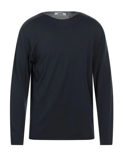 Mauro Grifoni Grifoni Man Sweater Navy Size 42 Cotton, Cashmere In Navy Blue
