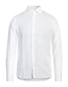 Deperlu Man Shirt White Size Xxl Cotton In White