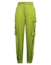 ERMANNO FIRENZE ERMANNO FIRENZE WOMAN PANTS ACID GREEN SIZE 8 VISCOSE