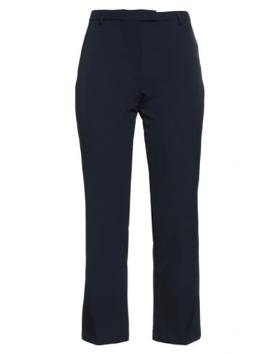 Compagnia Italiana Woman Pants Navy Blue Size 8 Polyester, Elastane In Navy Blue