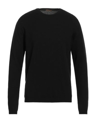 Stile Latino Man Sweater Black Size 42 Cashmere, Wool