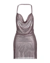 Giuseppe Di Morabito Woman Mini Dress Mauve Size 8 Polyamide, Elastane In Purple