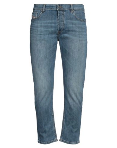 Diesel Man Jeans Blue Size 34w-30l Cotton, Elastomultiester, Elastane