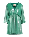 Aniye By Woman Mini Dress Green Size 8 Polyester, Elastane