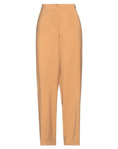 Jijil Woman Pants Ocher Size 6 Viscose, Polyester In Yellow