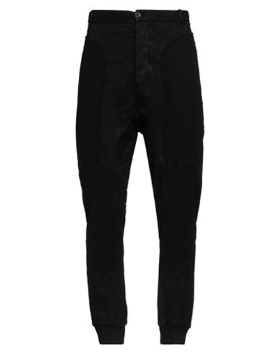 Masnada Man Pants Black Size 38 Cotton