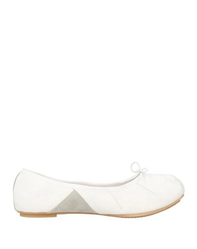 Repetto Woman Ballet Flats White Size 11 Textile Fibers
