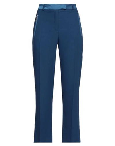 Costume National Woman Pants Blue Size 4 Polyester