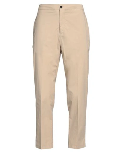 Be Able Man Pants Sand Size 34 Cotton, Elastane In Beige