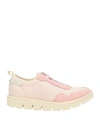 Pànchic Panchic Woman Sneakers Light Pink Size 6 Textile Fibers, Soft Leather