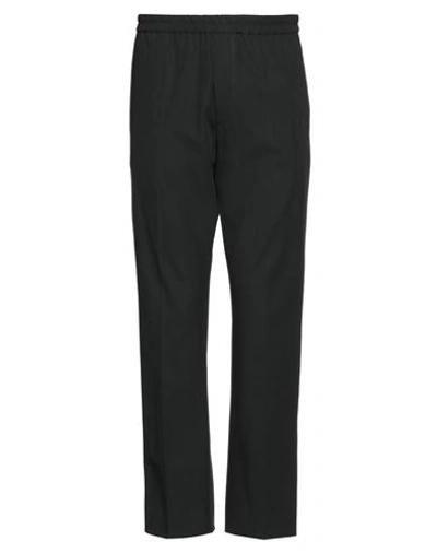 Dries Van Noten Man Pants Black Size 36 Cotton, Linen, Polyamide, Viscose