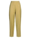 Agnona Woman Pants Sage Green Size 10 Wool In Sage Green