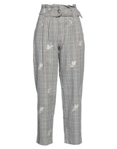 Liu •jo Woman Pants Grey Size 6 Cotton, Polyester, Elastane