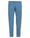 L.b.m 1911 L. B.m. 1911 Man Pants Bright Blue Size 38 Cotton, Elastane