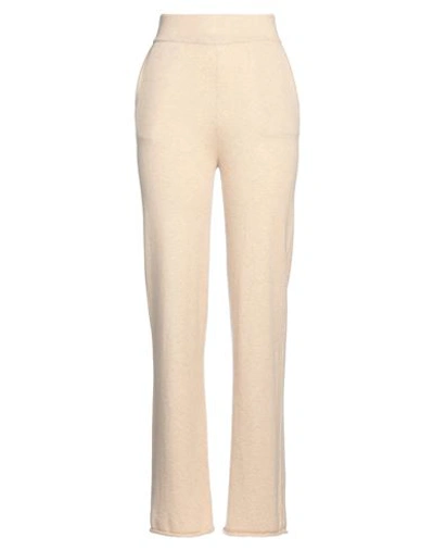 Simonetta Ravizza Woman Pants Sand Size M Cashmere In Beige