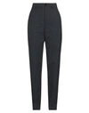 Lemaire Woman Pants Steel Grey Size 6 Wool In Grey