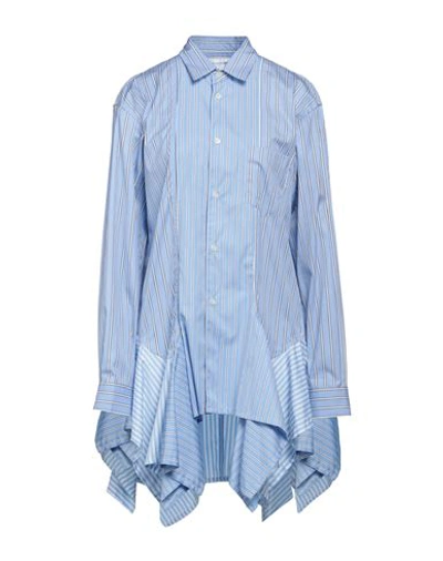 Comme Des Garçons Shirt Woman Shirt Light Blue Size M Cotton