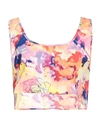 Gaelle Paris Gaëlle Paris Woman Top Orange Size S Polyester, Elastane In Orange