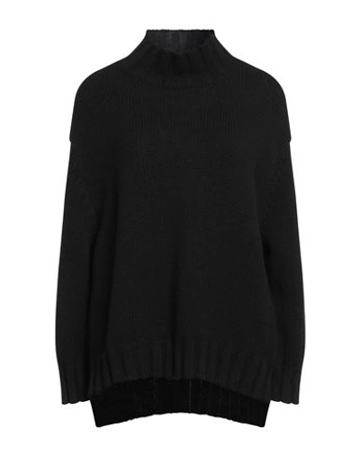 Simonetta Ravizza Woman Turtleneck Black Size L Cashmere